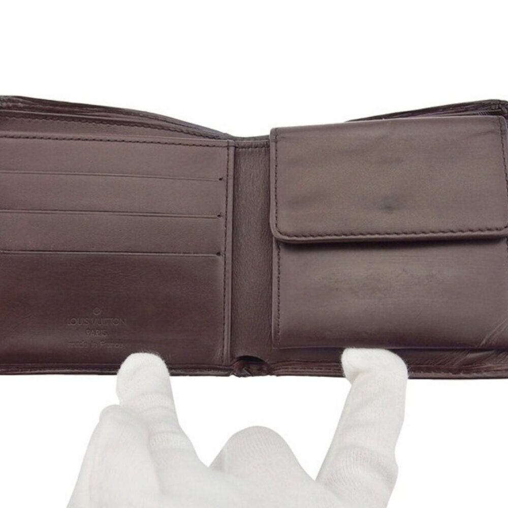 LOUIS VUITTON Bifold Wallet Epi Epi Leather Authentic Used - Picture 4 of 9